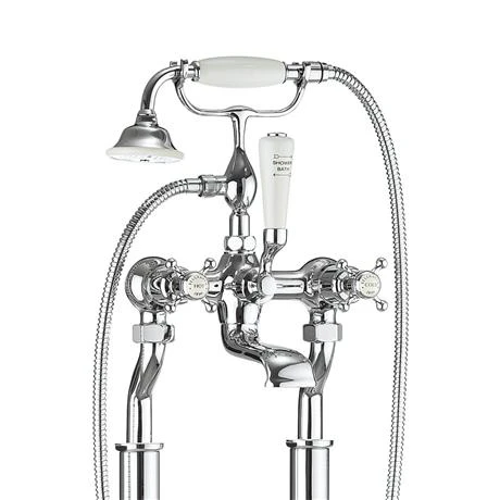 Crosswater - Belgravia Crosshead Floor Mounted Freestanding Bath Shower Mixer 4 Crosswater - Belgravia Crosshead Floor Mounted Freestanding Bath Shower Mixer - Image 2