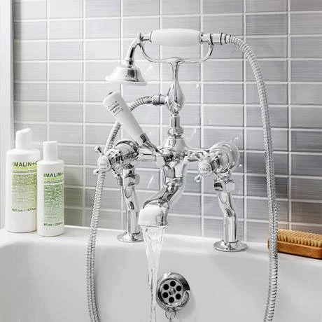 Crosswater - Belgravia Crosshead Bath Shower Mixer with Kit - BL422DC 5 Crosswater - Belgravia Crosshead Bath Shower Mixer with Kit - BL422DC - Image 3