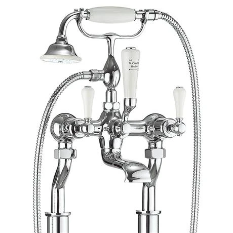 Crosswater - Belgravia Lever Floor Mounted Freestanding Bath Shower Mixer 4 Crosswater - Belgravia Lever Floor Mounted Freestanding Bath Shower Mixer - Image 2