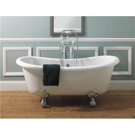 Crosswater - Belgravia Lever Floor Mounted Freestanding Bath Shower Mixer 5 Crosswater - Belgravia Lever Floor Mounted Freestanding Bath Shower Mixer - Image 3