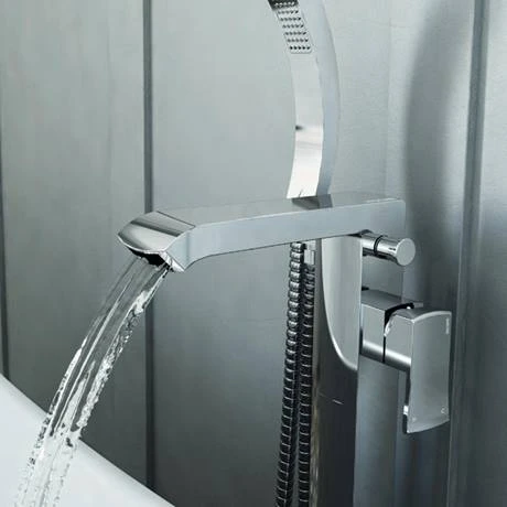 Bristan Descent Floor Standing Bath Shower Mixer 6 Bristan Descent Floor Standing Bath Shower Mixer - Image 4