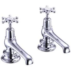 Burlington Birkenhead Regent - Chrome Bath Taps - BIR3