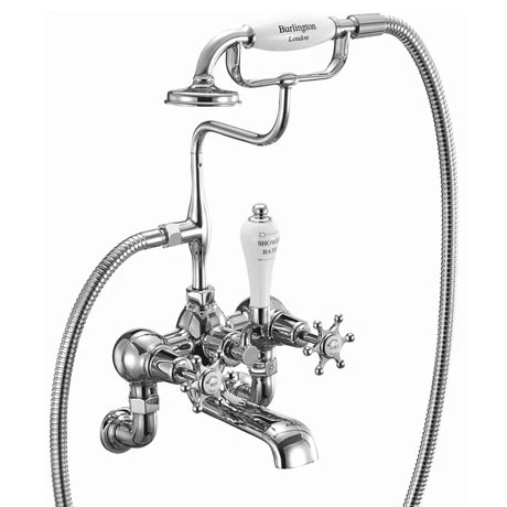 Burlington - Birkenhead Wall Mounted Bath/Shower Mixer - BI17 3 Burlington - Birkenhead Wall Mounted Bath/Shower Mixer - BI17