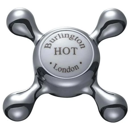 Burlington Claremont Angled Bath Shower Mixer with Shower Hook - H228-CL 4 Burlington Claremont Angled Bath Shower Mixer with Shower Hook - H228-CL - Image 2