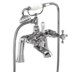 Burlington - Stafford Bath Deck Mounted Shower Mixer - STA14-QT