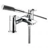 Bristan Capri Contemporary Pillar Bath Shower Mixer - Chrome - CAP-BSM-C -LuxTaps Store CAP BSM C P