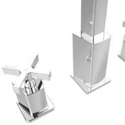 Bristan Cascade 3 Hole Bath Filler -LuxTaps Store CAS 3HBF C D2 460