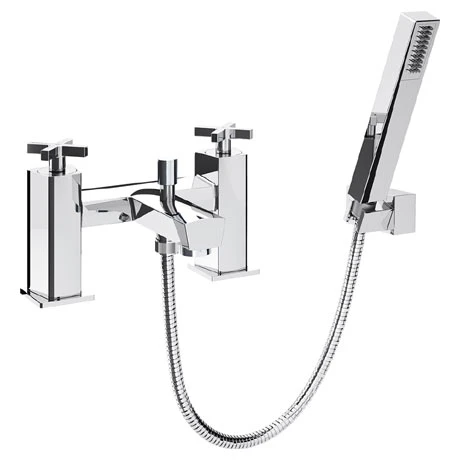 Bristan Cascade Bath Shower Mixer with Kit 3 Bristan Cascade Bath Shower Mixer with Kit