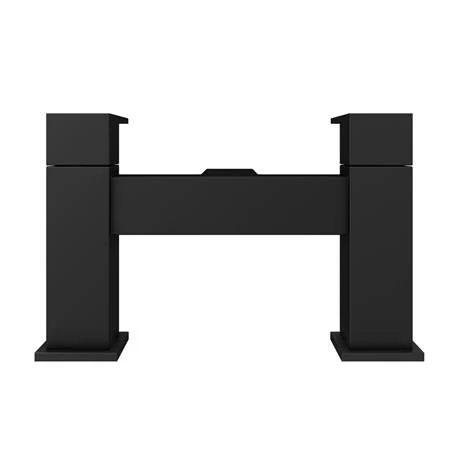 Arezzo Square Matt Black Bath Filler Tap 7 Arezzo Square Matt Black Bath Filler Tap - Image 5
