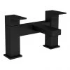 Arezzo Square Matt Black Bath Filler Tap 2 Arezzo Square Matt Black Bath Filler Tap -LuxTaps Store CAS10BLK prod