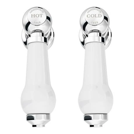 Chatsworth 1928 Traditional Lever Tap Package (Wall Mounted Bath Tap + Basin Tap) 5 Chatsworth 1928 Traditional Lever Tap Package (Wall Mounted Bath Tap + Basin Tap) - Image 3