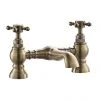 Chatsworth 1928 Antique Brass Crosshead Bath Filler Tap 2 Chatsworth 1928 Antique Brass Crosshead Bath Filler Tap -LuxTaps Store CHBFBRA p