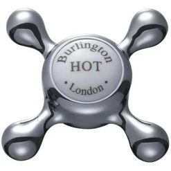 Burlington Claremont Regent - Angled Wall Mounted Bath/Shower Mixer - CLR21 -LuxTaps Store CLAREMONT TAP HEAD VERY LARGE3 375 1