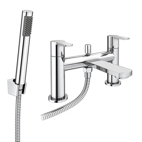Brooklyn Modern Chrome Bath Shower Mixer Tap inc. Shower Kit - CPT7181 3 Brooklyn Modern Chrome Bath Shower Mixer Tap inc. Shower Kit - CPT7181