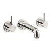 Crosswater MPRO Industrial Lever Wall Mounted Bath Spout and Stop Taps - Chrome - CWS3THBM 1 Crosswater MPRO Industrial Lever Wall Mounted Bath Spout and Stop Taps - Chrome - CWS3THBM -LuxTaps Store CWS3THBM m