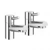 Cruze Contemporary Bath Pillar Taps - Chrome 1 Cruze Contemporary Bath Pillar Taps - Chrome -LuxTaps Store Cruze Contemporary Bath Pillar Taps Chrome CRU007 p