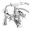 Bristan Art Deco Traditional Bath Shower Mixer - Chrome - D2-BSM-C-CD 1 Bristan Art Deco Traditional Bath Shower Mixer - Chrome - D2-BSM-C-CD -LuxTaps Store D BSM C CD PN