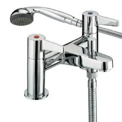 Bristan Design Utility Lever Bath Shower Mixer - DUL-BSM-C