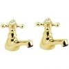Deva Tudor Bath Taps - Gold - TUD02/501 -LuxTaps Store Deva Tudor Bath Taps Gold TUD02 501 Medium