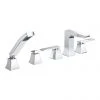 Bristan - Ebony 5 Hole Bath Shower Mixer - Chrome - EBY-5HBSM-C -LuxTaps Store EBY 5HBSM C PN