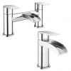 Enzo Waterfall Tap Package (Bath + Basin Tap) 1 Enzo Waterfall Tap Package (Bath + Basin Tap) -LuxTaps Store ENZ PK np