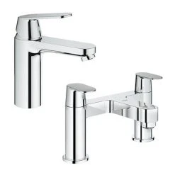 Grohe Eurosmart Cosmopolitan Tap Package (Bath + Basin Tap)