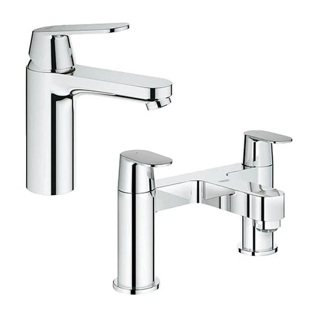 Grohe Eurosmart Cosmopolitan Tap Package (Bath + Basin Tap) 3 Grohe Eurosmart Cosmopolitan Tap Package (Bath + Basin Tap)