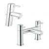 Grohe Concetto Tap Package (Bath + Basin Tap) 2 Grohe Concetto Tap Package (Bath + Basin Tap) -LuxTaps Store FECOTPK P