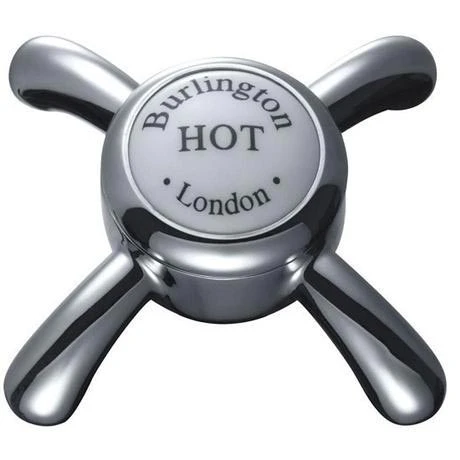 Burlington Anglesey Angled Wall Mounted Bath Shower Mixer with Shower Hook - H335-AN 5 Burlington Anglesey Angled Wall Mounted Bath Shower Mixer with Shower Hook - H335-AN - Image 3