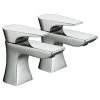 Bristan - Hourglass Contemporary Bath Taps - Chrome - HOU-3/4-C -LuxTaps Store HOU 34 C PN