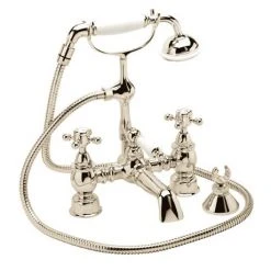 Heritage - Hartlebury Bath Shower Mixer - Vintage Gold - THRG02