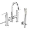Hudson Reed - Tec Lever Bath Shower Mixer with swivel spout, shower kit & wall bracket - TEL354 -LuxTaps Store Hudson Reed Tec Lever Bath Shower Mixer with swivel spout TEL354 p