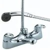 Bristan Java Contemporary Deck Mounted Bath Shower Mixer - Chrome - J-BSM-C -LuxTaps Store J BSM C P