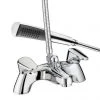 Bristan - Jute Pilllar Bath Shower Mixer - Chrome - JU-PBSM-C 2 Bristan - Jute Pilllar Bath Shower Mixer - Chrome - JU-PBSM-C -LuxTaps Store JU PBSM C P