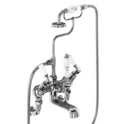 Burlington Kensington - Angled Wall Mounted Bath/Shower Mixer - KE21 -LuxTaps Store KE21 d1 375