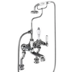 Burlington Kensington Regent - Chrome Deck Mounted Bath/Shower Mixer - KER15 6 Burlington Kensington Regent - Chrome Deck Mounted Bath/Shower Mixer - KER15 -LuxTaps Store KER15 D1 375