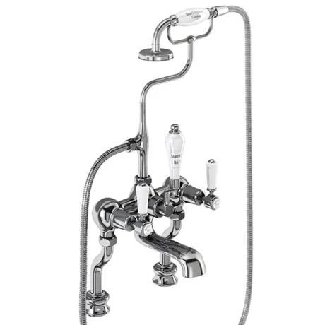 Burlington Kensington Regent - Chrome Deck Mounted Bath/Shower Mixer - KER15 4 Burlington Kensington Regent - Chrome Deck Mounted Bath/Shower Mixer - KER15 - Image 2