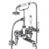 Burlington Kensington Regent - Chrome Wall Mounted Bath/Shower Mixer - KER17 1 Burlington Kensington Regent - Chrome Wall Mounted Bath/Shower Mixer - KER17 -LuxTaps Store KER17 P