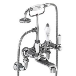 Burlington Kensington Regent - Chrome Wall Mounted Bath/Shower Mixer - KER17