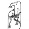 Burlington Kensington Regent - Angled Deck Mounted Bath/Shower Mixer - KER19 1 Burlington Kensington Regent - Angled Deck Mounted Bath/Shower Mixer - KER19 -LuxTaps Store KER19 P
