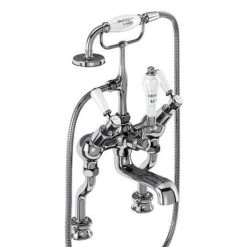 Burlington Kensington Regent - Angled Deck Mounted Bath/Shower Mixer - KER19