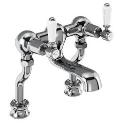 Burlington Kensington Regent - Chrome Deck Mounted Bath Filler - KER23