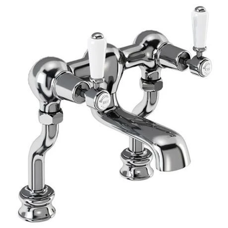 Burlington Kensington Regent - Chrome Deck Mounted Bath Filler - KER23 3 Burlington Kensington Regent - Chrome Deck Mounted Bath Filler - KER23