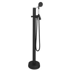 Lancaster Traditional Matt Black Single Lever Freestanding Bath Shower Mixer 10 Lancaster Traditional Matt Black Single Lever Freestanding Bath Shower Mixer -LuxTaps Store LMB8FS D2 460