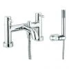 Crosswater - Fusion Dual Lever Bath Shower Mixer with Kit - MBFU422D 2 Crosswater - Fusion Dual Lever Bath Shower Mixer with Kit - MBFU422D -LuxTaps Store MBFU422D P