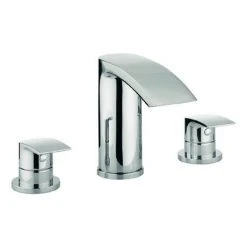 Crosswater - Flow 3 Tap Hole Bath Filler - MBFW330D