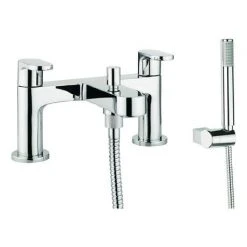 Crosswater - Style Dual Lever Bath Shower Mixer with Kit - MBST422D