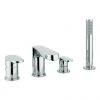 Crosswater - Style 4 Hole Bath Shower Mixer with Kit - MBST440D -LuxTaps Store MBST440D P