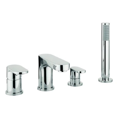 Crosswater - Style 4 Hole Bath Shower Mixer with Kit - MBST440D 3 Crosswater - Style 4 Hole Bath Shower Mixer with Kit - MBST440D