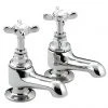 Bristan 1901 Traditional Bath Pillar Taps - Chrome Plated - N-3/4-C-CD 2 Bristan 1901 Traditional Bath Pillar Taps - Chrome Plated - N-3/4-C-CD -LuxTaps Store N 34 C p
